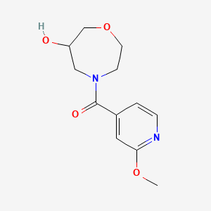 4-(2-methoxyisonicotinoyl)-1,4-oxazepan-6-ol