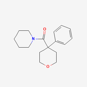 1-[(4-phenyltetrahydro-2H-pyran-4-yl)carbonyl]piperidine