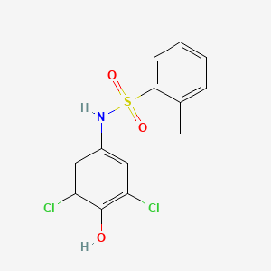 N-(3,5-dichloro-4-hydroxyphenyl)-2-methylbenzenesulfonamide