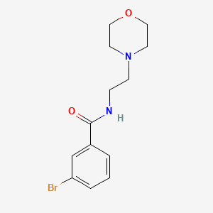 3-bromo-N-[2-(4-morpholinyl)ethyl]benzamide