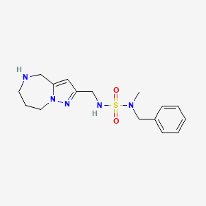 N-benzyl-N-methyl-N'-(5,6,7,8-tetrahydro-4H-pyrazolo[1,5-a][1,4]diazepin-2-ylmethyl)sulfamide