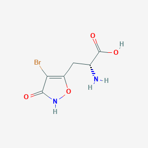 molecular formula C6H7BrN2O4 B055751 4-溴代同种天麻酸 CAS No. 121313-14-2