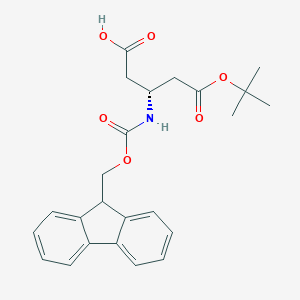 molecular formula C24H27NO6 B557522 Fmoc-L-β-谷氨酸 5-叔丁基酯 CAS No. 209252-17-5