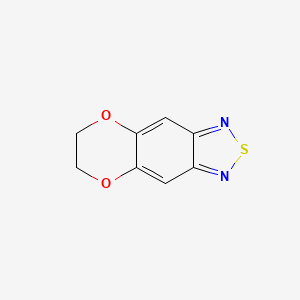 molecular formula C8H6N2O2S B5575224 6,7-二氢[1,4]二氧杂环[2,3-f][2,1,3]苯并噻二唑 