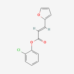 2-chlorophenyl 3-(2-furyl)acrylate