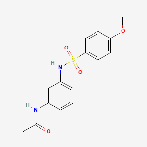 N-(3-{[(4-methoxyphenyl)sulfonyl]amino}phenyl)acetamide