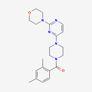 4-{4-[4-(2,4-dimethylbenzoyl)-1-piperazinyl]-2-pyrimidinyl}morpholine