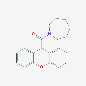 molecular formula C20H21NO2 B5575387 1-(9H-xanthen-9-ylcarbonyl)azepane 