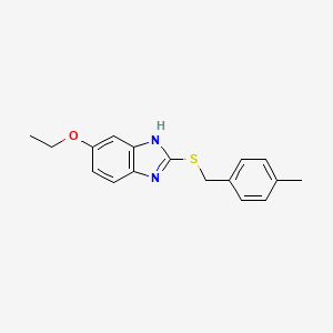 5-ethoxy-2-[(4-methylbenzyl)thio]-1H-benzimidazole