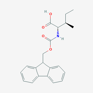 molecular formula C21H23NO4 B557548 (2S,3R)-2-((((9H-芴-9-基)甲氧羰基)氨基)-3-甲基戊酸 CAS No. 251316-98-0