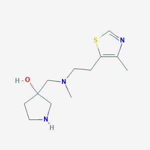 3-({methyl[2-(4-methyl-1,3-thiazol-5-yl)ethyl]amino}methyl)-3-pyrrolidinol dihydrochloride