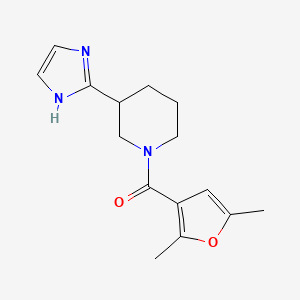 1-(2,5-dimethyl-3-furoyl)-3-(1H-imidazol-2-yl)piperidine