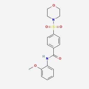 N-(2-methoxyphenyl)-4-(4-morpholinylsulfonyl)benzamide