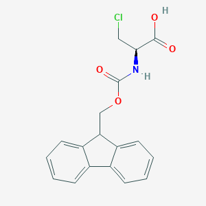 molecular formula C18H16ClNO4 B557555 Fmoc-β-氯-L-丙氨酸 CAS No. 212651-52-0