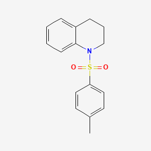 molecular formula C16H17NO2S B5575566 1-Tosyl-1,2,3,4-tetrahydroquinoline 