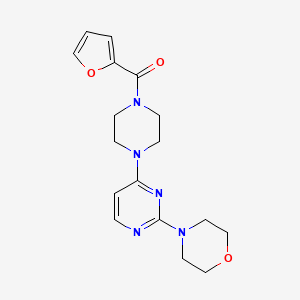 4-{4-[4-(2-furoyl)-1-piperazinyl]-2-pyrimidinyl}morpholine