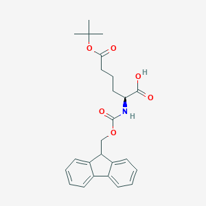 molecular formula C25H29NO6 B557559 (S)-2-((((9H-芴-9-基)甲氧羰基)氨基)-6-(叔丁氧基)-6-氧代己酸 CAS No. 159751-47-0