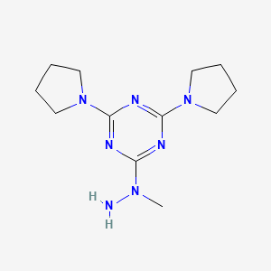 2-(1-METHYLHYDRAZIN-1-YL)-4,6-BIS(PYRROLIDIN-1-YL)-1,3,5-TRIAZINE