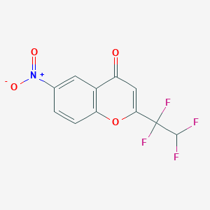 6-nitro-2-(1,1,2,2-tetrafluoroethyl)-4H-chromen-4-one