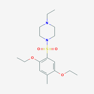 1-[(2,5-diethoxy-4-methylphenyl)sulfonyl]-4-ethylpiperazine