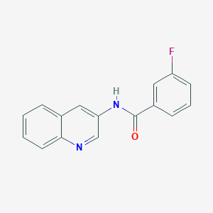 3-fluoro-N-3-quinolinylbenzamide