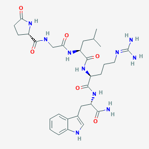 molecular formula C30H44N10O6 B055757 安索-RW酰胺 II CAS No. 118904-15-7