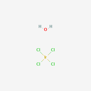 molecular formula Cl4H2IrO B055759 四氯化铱水合物 CAS No. 119401-96-6