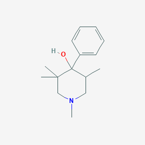 molecular formula C15H23NO B5575920 1,3,3,5-Tetramethyl-4-phenylpiperidin-4-ol 