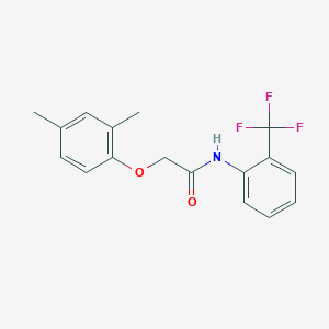 molecular formula C17H16F3NO2 B5575971 2-(2,4-dimethylphenoxy)-N-[2-(trifluoromethyl)phenyl]acetamide 