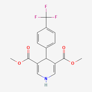 dimethyl 4-[4-(trifluoromethyl)phenyl]-1,4-dihydro-3,5-pyridinedicarboxylate