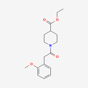 ethyl 1-[(2-methoxyphenyl)acetyl]-4-piperidinecarboxylate