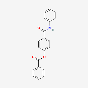 molecular formula C20H15NO3 B5576288 4-(anilinocarbonyl)phenyl benzoate 