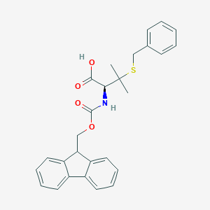 molecular formula C27H27NO4S B557629 Fmoc-S-苄基-D-青霉胺 CAS No. 139551-73-8
