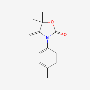 5,5-Dimethyl-4-methylidene-3-(4-methylphenyl)-1,3-oxazolidin-2-one