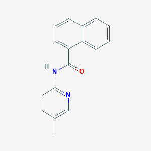 N-(5-methylpyridin-2-yl)naphthalene-1-carboxamide