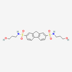 N,N'-bis(3-hydroxypropyl)-9H-fluorene-2,7-disulfonamide