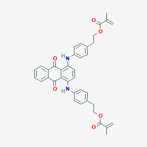 molecular formula C38H34N2O6 B055766 活性蓝 246 CAS No. 121888-69-5