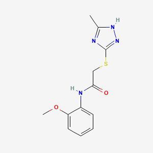 N-(2-methoxyphenyl)-2-((5-methyl-4H-1,2,4-triazol-3-yl)thio)acetamide