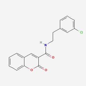 N-[2-(3-chlorophenyl)ethyl]-2-oxo-2H-chromene-3-carboxamide