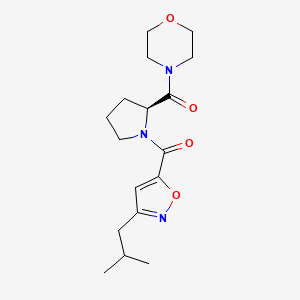 4-{1-[(3-isobutyl-5-isoxazolyl)carbonyl]-L-prolyl}morpholine