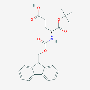 molecular formula C24H27NO6 B557679 Fmoc-D-谷氨酸-OtBu CAS No. 109745-15-5