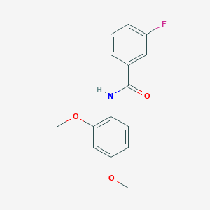 N-(2,4-dimethoxyphenyl)-3-fluorobenzamide