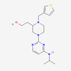 2-[4-[4-(isopropylamino)-2-pyrimidinyl]-1-(3-thienylmethyl)-2-piperazinyl]ethanol