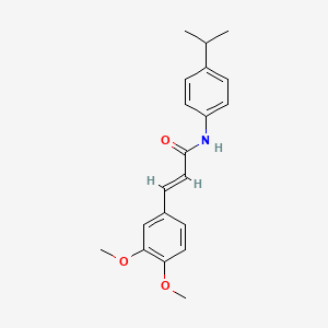 3-(3,4-dimethoxyphenyl)-N-(4-isopropylphenyl)acrylamide