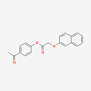 4-Acetylphenyl (naphthalen-2-yloxy)acetate