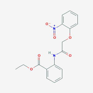 ethyl 2-{[(2-nitrophenoxy)acetyl]amino}benzoate