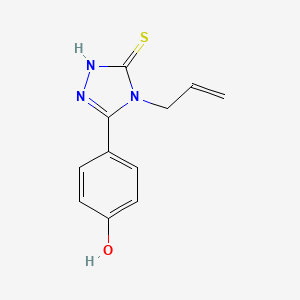 4-allyl-5-(4-hydroxyphenyl)-2,4-dihydro-3H-1,2,4-triazole-3-thione