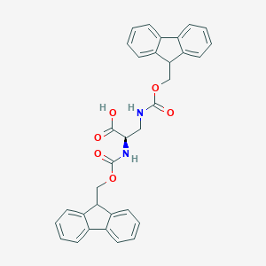 molecular formula C33H28N2O6 B557695 (R)-2,3-双((((9H-芴-9-基)甲氧羰基)氨基)丙酸 CAS No. 1217631-22-5
