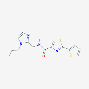 N-[(1-propyl-1H-imidazol-2-yl)methyl]-2-(2-thienyl)-1,3-thiazole-4-carboxamide