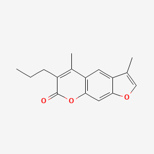 3,5-dimethyl-6-propyl-7H-furo[3,2-g]chromen-7-one